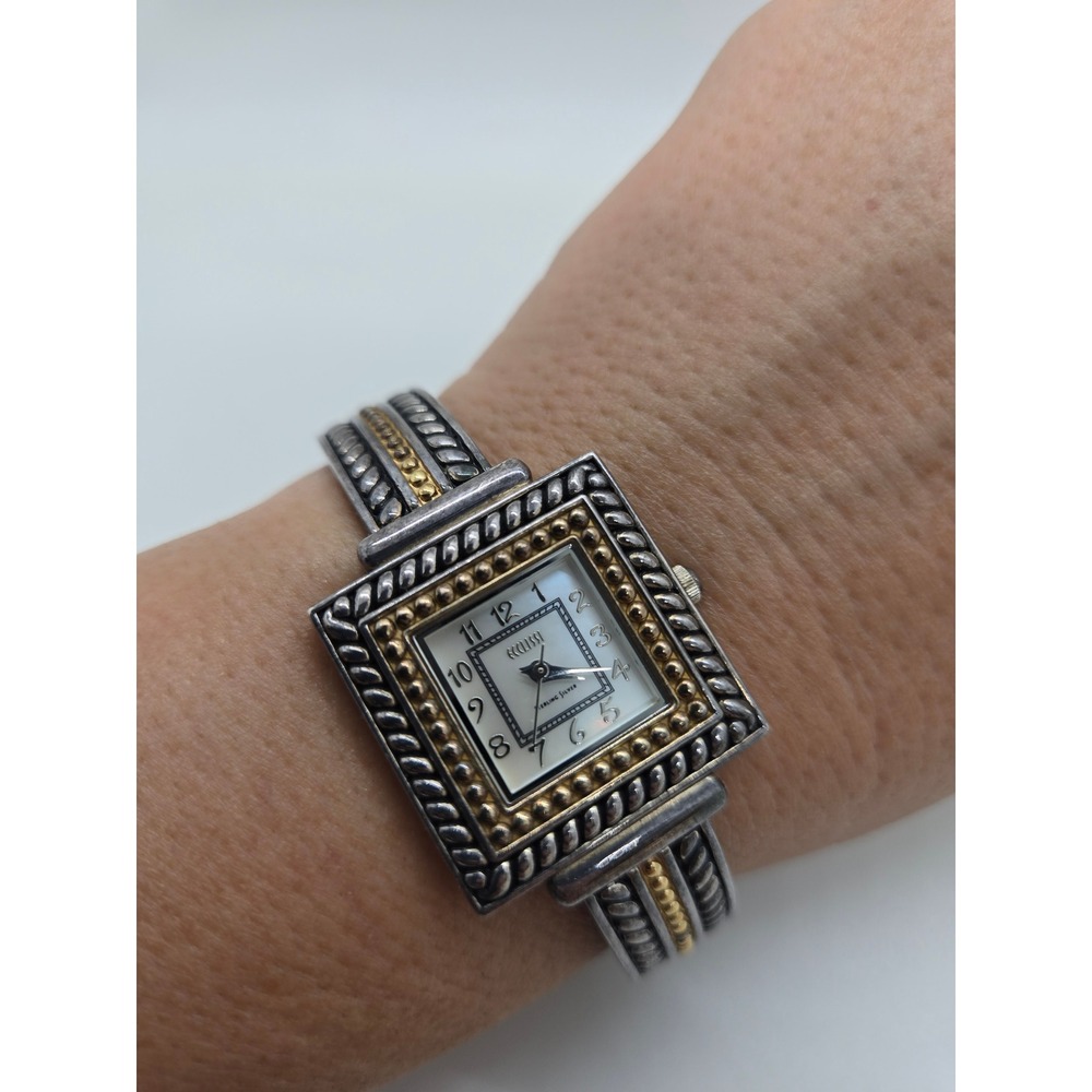 Ecclissi H126 Sterling Silver Gold Plated Bangle Watch Women's Quartz 925